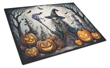 NEW Witch Spooky Halloween Glass Cutting Board Decorative Tempered Glass Kitchen Cutting and Serving Board Large Size Chopping Board