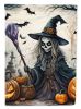 Witch Spooky Halloween Garden Flag Mailbox Flag Decorative Yard Flag Banner Outside Patio Artwork Yard Flower Beds, Garden Size, Multicolor
