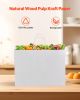 Kraft Paper Bag with Handles 100Pcs 16x6x12 in Party Shopping Retail Bag White