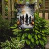 Vampires Spooky Halloween Garden Flag Mailbox Flag Decorative Yard Flag Banner Outside Patio Artwork Yard Flower Beds, Garden Size, Multicolor