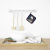 Polar Bear Christmas Pair of Pot Holders Kitchen Heat Resistant Pot Holders Sets Oven Hot Pads for Cooking Baking BBQ, 7 1/2 x 7 1/2