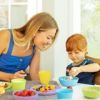 12-Piece Toddler Dining Set â€“ BPA-Free Plates, Bowls & Cups, Multi-Color, Stackable & Durable
