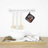 Moose Christmas Pair of Pot Holders Kitchen Heat Resistant Pot Holders Sets Oven Hot Pads for Cooking Baking BBQ, 7 1/2 x 7 1/2
