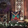 Moose Christmas Throw Pillow Machine Washable, Indoor Outdoor Decorative Pillow for Couch, Bed or Patio, 18Hx18W